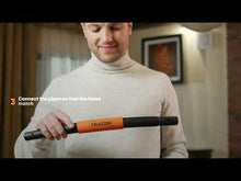 Load and play video in Gallery viewer, Snow Shovel Heavy Duty for Driveway with Ergonomic Handle to Use Without Backpain for Home Garage Car - Snow Shovel with 18 Inch Blade Large Capacity and 150 Inch Long Ergonomic Handle (Black)