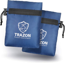 Load image into Gallery viewer, Outdoor Faucet Covers for Winter Freeze Protection 2 Pack - Faucet Cover - Winter Faucet Covers - Outside Faucet Covers for Winter Waterproof, Insulated Outdoor Faucet Cover, Large, 8" H x 5.9" W Blue