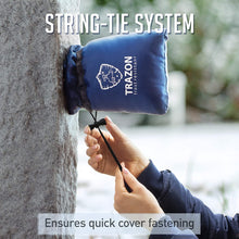 Load image into Gallery viewer, Outdoor Faucet Covers for Winter Freeze Protection 2 Pack - Faucet Cover - Winter Faucet Covers - Outside Faucet Covers for Winter Waterproof, Insulated Outdoor Faucet Cover, Large, 8" H x 5.9" W Blue