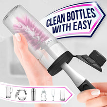 Load image into Gallery viewer, Dish Brush Set of 3 with Bottle Water Brush, Dish Scrub Brush and Scrubber Brush - Kitchen Scrub Brushes Ergonomic Non Slip Long Handle for Cleaning Cleaner Wash Sink Dishes Bottle Cup Glass Pot
