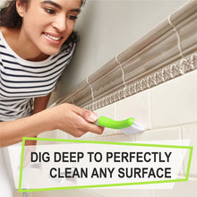 Load image into Gallery viewer, Scrub Brush Set of 3pcs - Cleaning Shower Scrubber with Ergonomic Handle and Durable Bristles - Grout Cleaner Brush - Scrub Brushes for Cleaning Bathroom/Shower/Tile/Kitchen/Floor/Bathtub/Carpet,Green