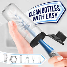 Load image into Gallery viewer, Dish Brush Set of 3 with Bottle Water Brush, Dish Scrub Brush and Scrubber Brush - Kitchen Scrub Brushes Ergonomic Non Slip Long Handle for Cleaning Cleaner Wash Sink Dishes Bottle Cup Glass Pot