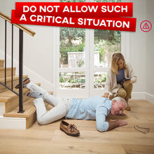 Load image into Gallery viewer, Grip Tape - Heavy Duty Anti Slip Tape for Stairs Outdoor/Indoor Waterproof 4Inch x 35Ft Safety Non Skid Roll for Stair Steps Ramp Traction Tread Staircases Grips Adhesive Non Slip Strips Walk Black