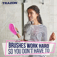 Load image into Gallery viewer, Scrub Brush Set of 3pcs - Cleaning Shower Scrubber with Ergonomic Handle and Durable Bristles - Grout Cleaner Brush - Scrub Brushes for Cleaning Bathroom/Shower/Tile/Kitchen/Floor/Bathtub/Carpet