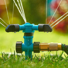 Load image into Gallery viewer, Garden Sprinklers for Yard 360 Degree Rotating, Lawn Sprinklers for Hoses, Large and Small Areas Up to 3000 Sq.Ft, Water Sprinkler for Lawn, Plants, Garden Hose Sprinklers Heavy Duty with Ground Spike