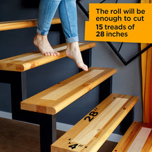 Load image into Gallery viewer, Grip Tape - Heavy Duty Anti Slip Tape Clear Waterproof Outdoor/Indoor 4In*35Ft, Non Slip Roll/Stickers Easy to Cut Waterproof Outdoor/Indoor for Bathtub, Shover Floor, Pool, Stairs Safety Non Skid