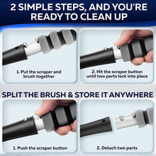 Load image into Gallery viewer, 27" Snow Brush and Snow Scraper for Car, Ice Scrapers for Car Windshield with Foam Grip for Cars, SUV, Trucks - Detachable Сar Scraper - No Scratch - Heavy Duty Handle, Snow Broom, Remover, Gray