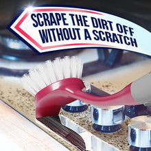 Load image into Gallery viewer, Dish Brush Set of 3 with Bottle Water Brush, Dish Scrub Brush and Scrubber Brush - Kitchen Scrub Brushes Ergonomic Non Slip Long Handle for Cleaning Cleaner Wash Sink Dishes Bottle Cup Glass Pot (Red)