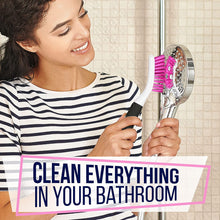 Load image into Gallery viewer, Scrub Brush Set of 3pcs - Cleaning Shower Scrubber with Ergonomic Handle and Durable Bristles - Grout Cleaner Brush - Scrub Brushes for Cleaning Bathroom/Shower/Tile/Kitchen/Floor/Bathtub/Carpet