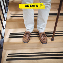 Load image into Gallery viewer, Grip Tape - Heavy Duty Anti Slip Tape for Stairs Outdoor/Indoor Waterproof 1Inch x 35Ft Safety Non Skid Roll for Stair Steps Traction Tread Staircases Grips Adhesive Non Slip Strips Nonslip Walk Black