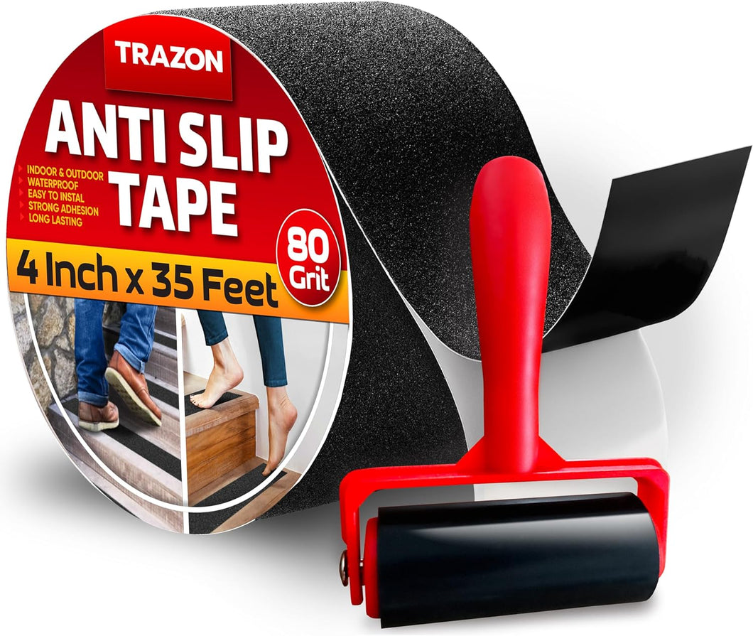 Grip Tape - Heavy Duty Anti Slip Tape for Stairs Outdoor/Indoor Waterp –  Trazon Store
