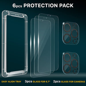 Pack protector pantalla + protector cámara iPhone 12 Pro Max