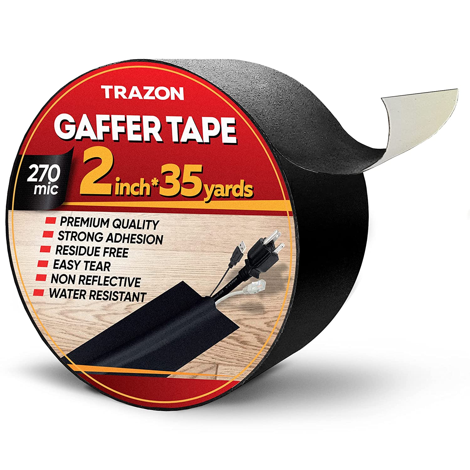 Gaffers Tape, Heavy Duty Gaffer Tape, Matte Non-Reflective Gаff Tape ...